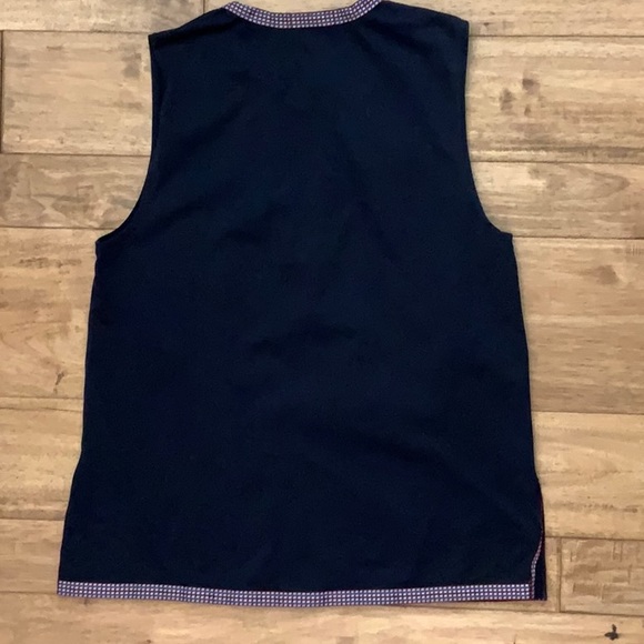 J Crew Navy Sleeveless Top. Size S. - Picture 5 of 7